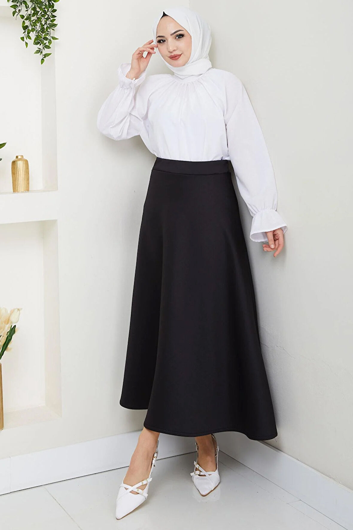 Mevlana Etek Siyah HM2716