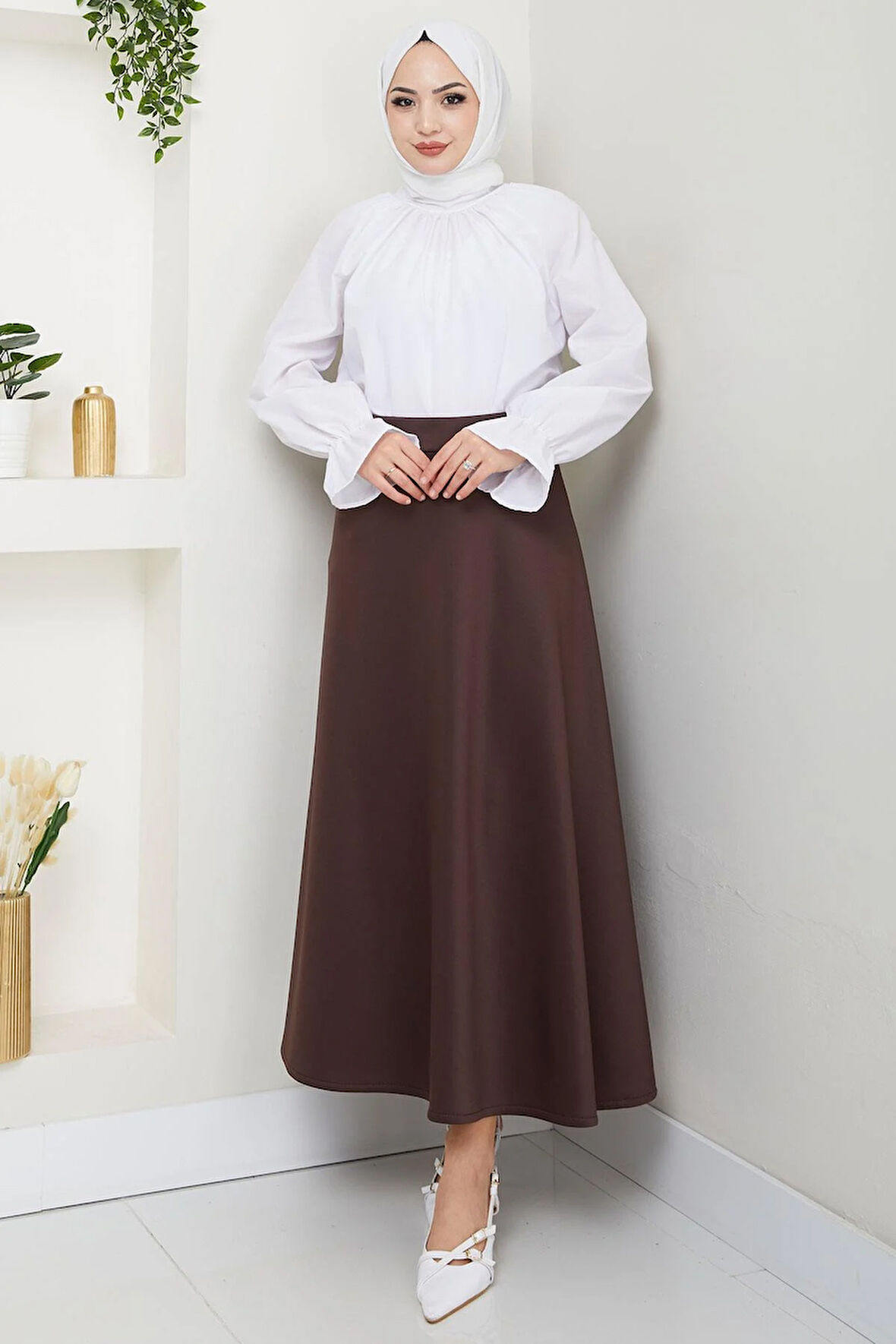 Mevlana Etek Kahverengi HM2716