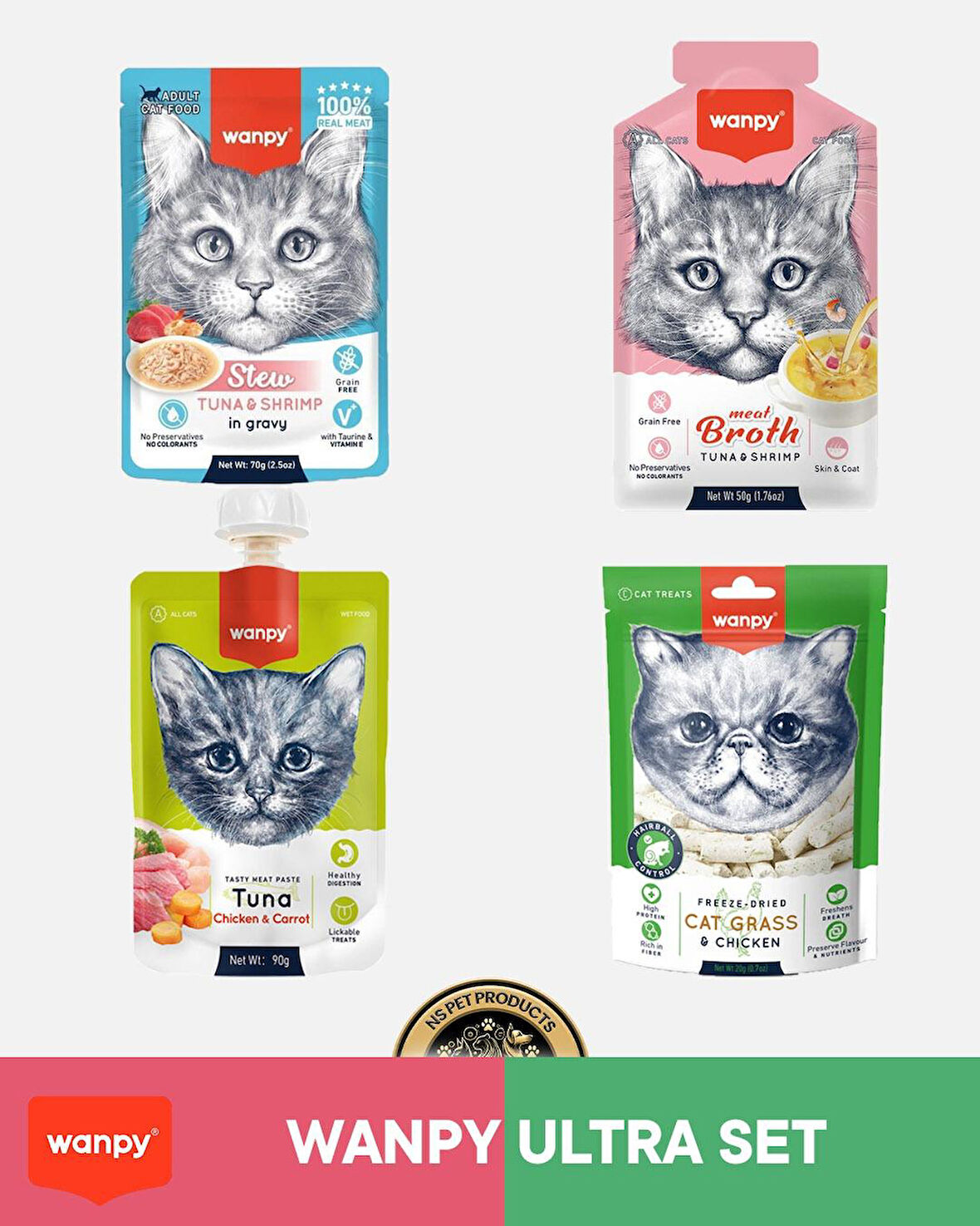 Wanpy Kedi Maması Wanpy Ultra Set