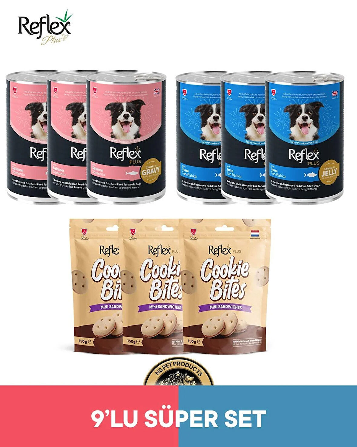 Reflex Plus Köpek Maması 9'lu Süper Set