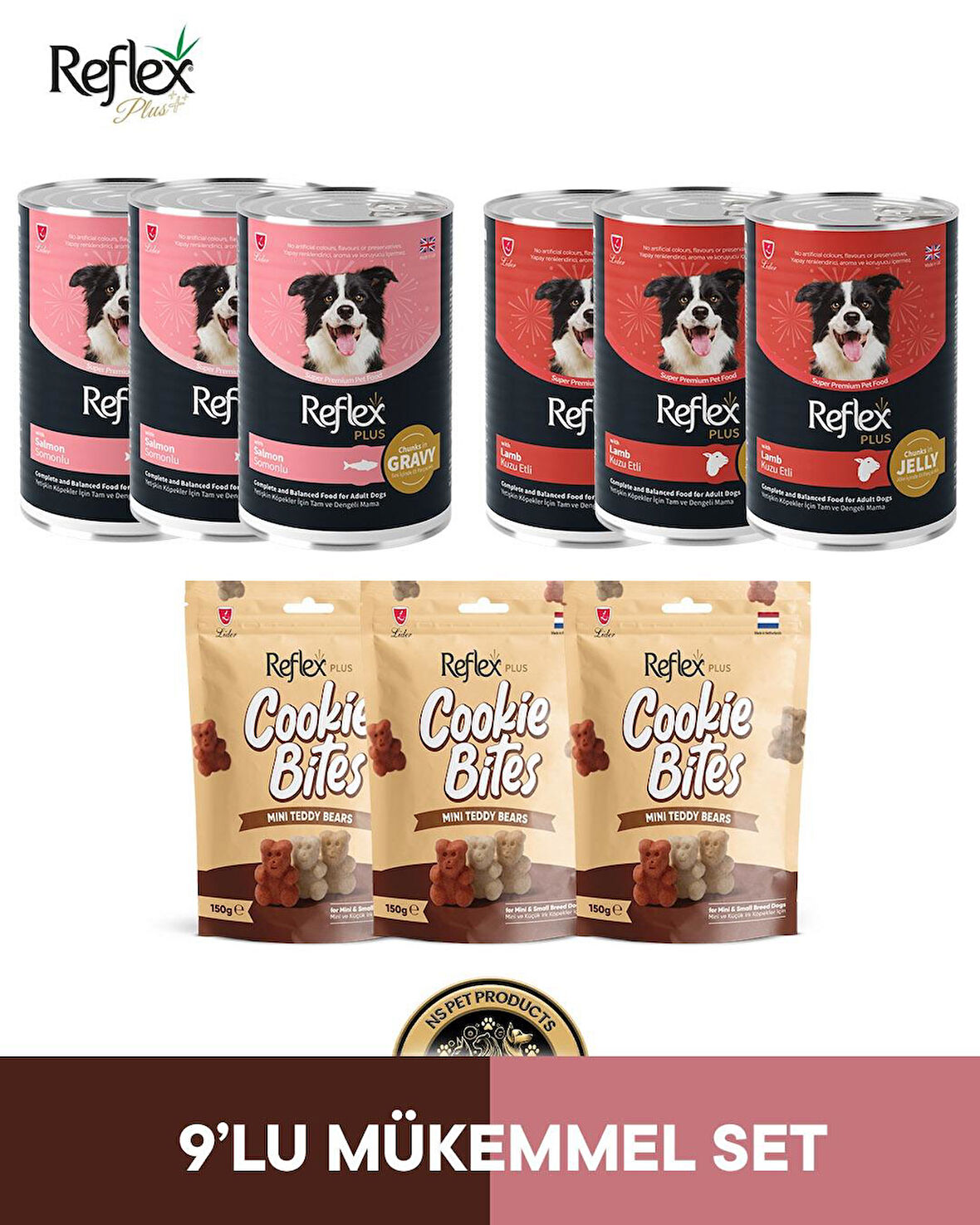 Reflex Plus Köpek Maması 9'lu Mükemmel Set