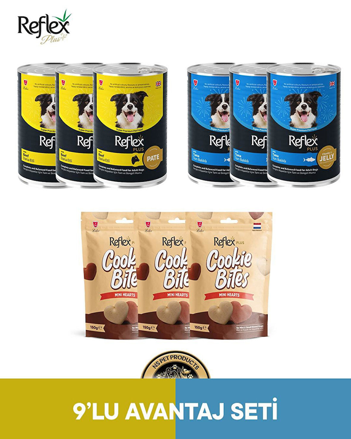 Reflex Plus Köpek Maması 9'lu Avantaj Set