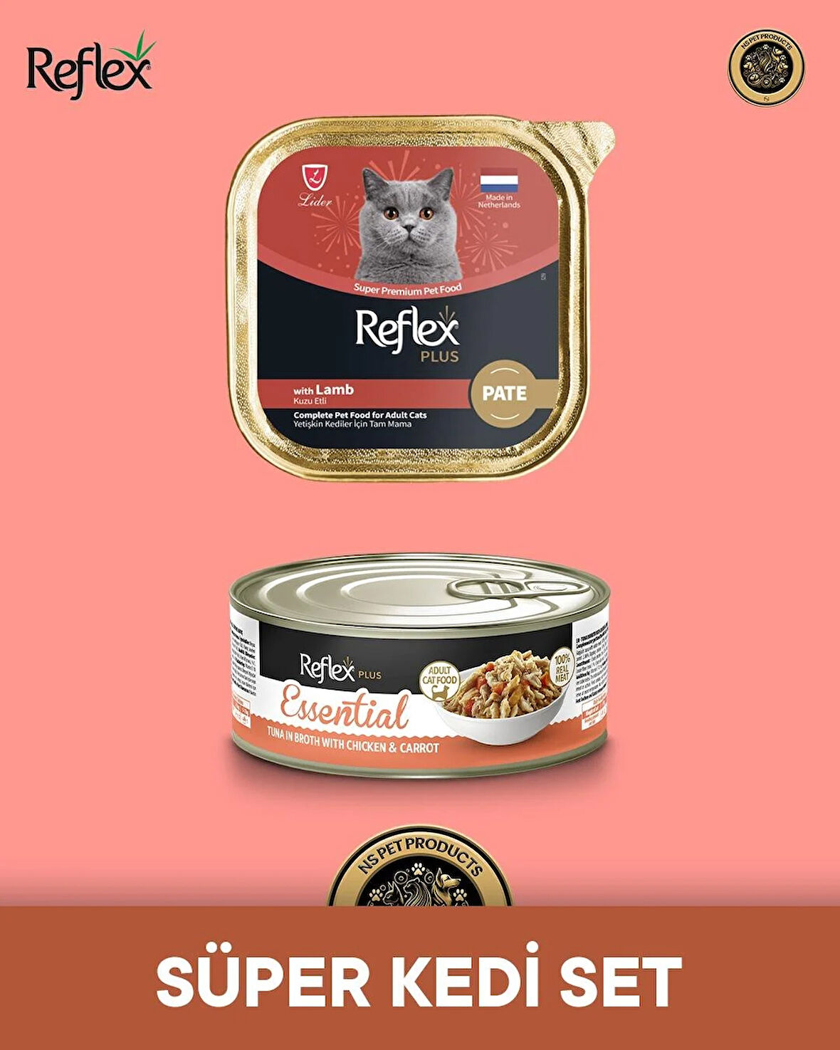 Reflex Plus Kedi Maması 2'li Süper Kedi Set