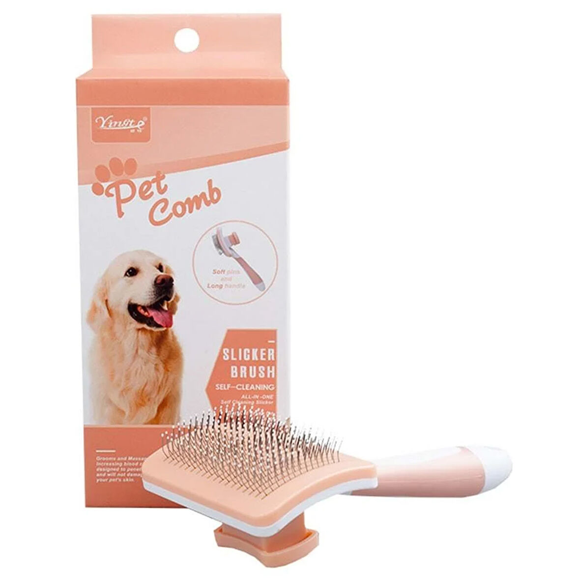 Sustali Tel Uç Kedi Köpek Fırça Yavruağzı Small
