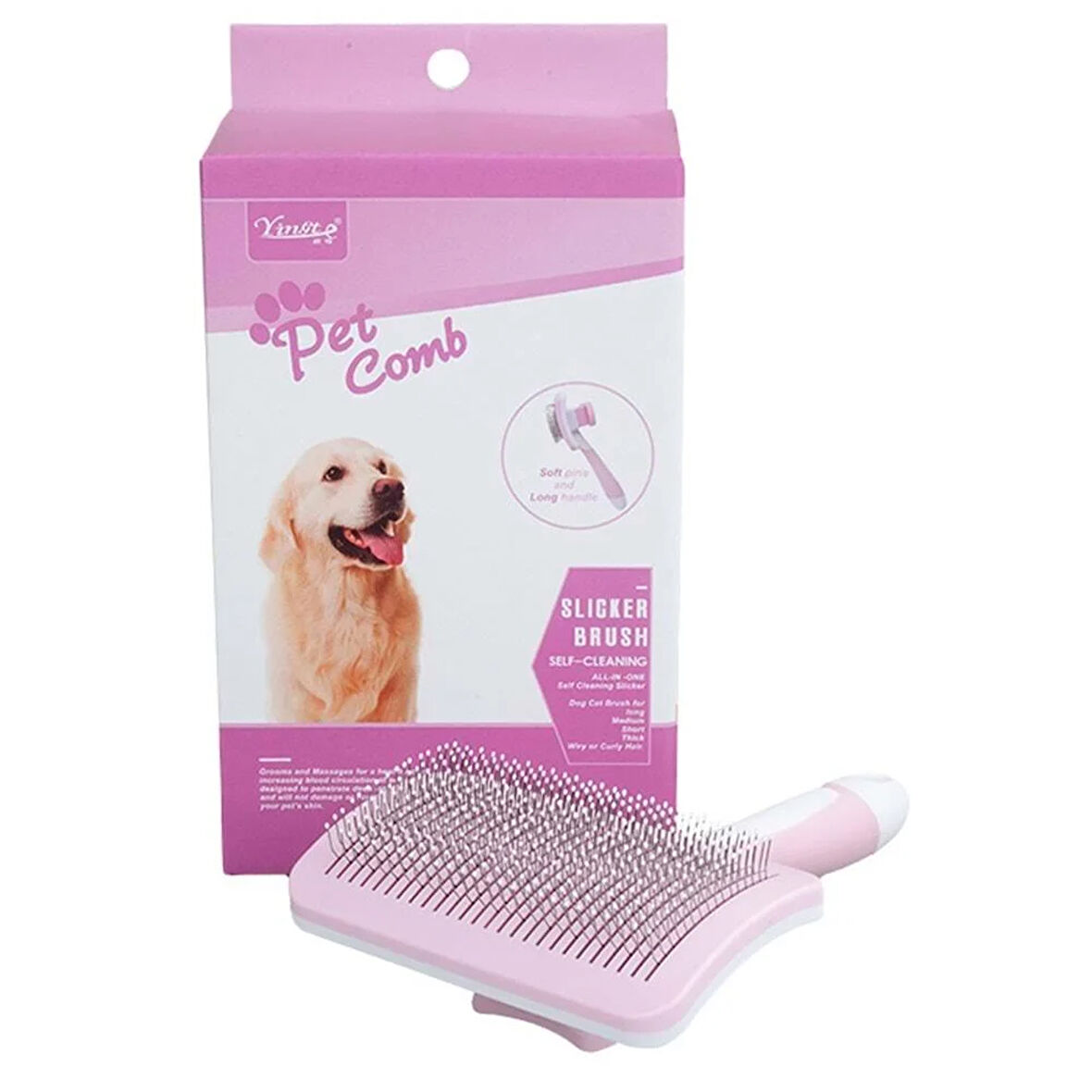 Sustali Tel Uç Fırça Pembe Medium