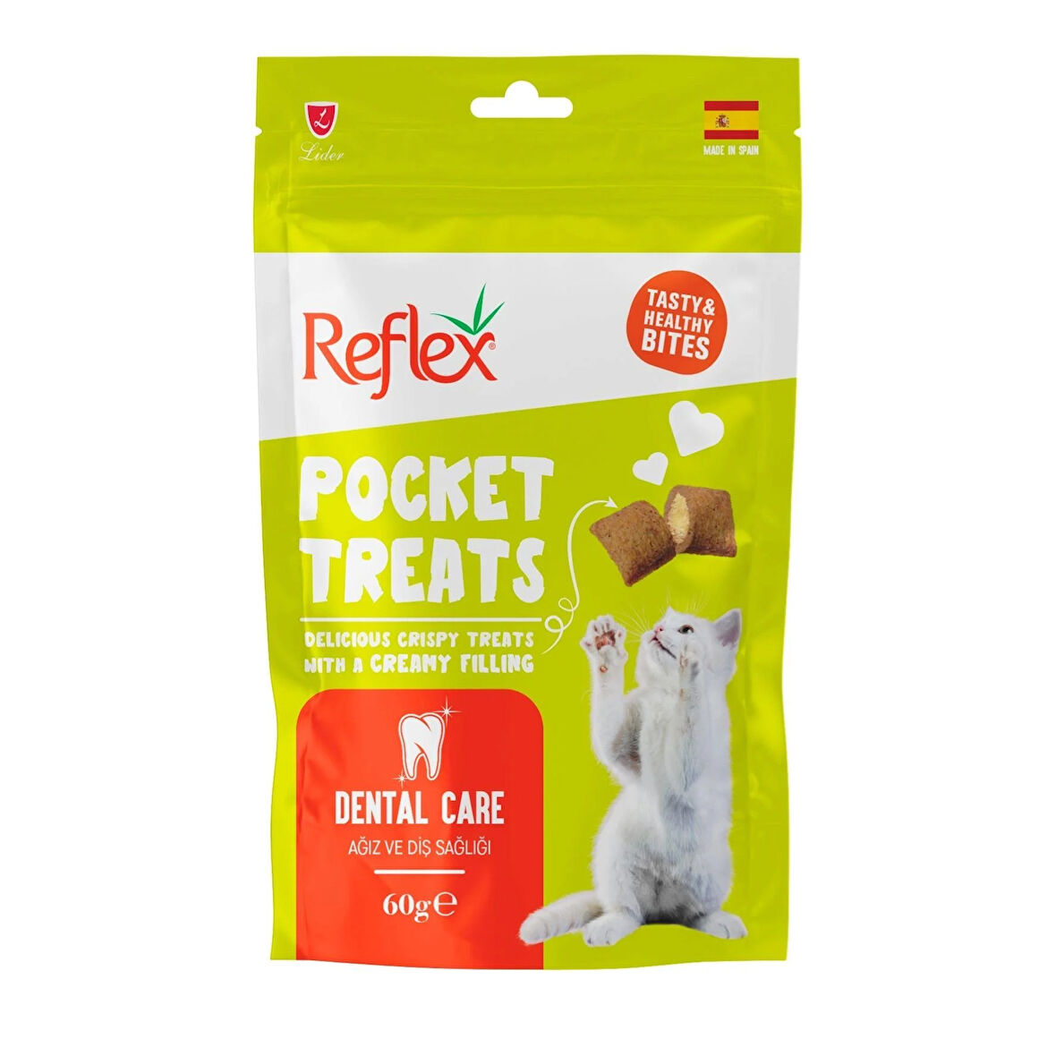  Pocket Treats Dental Care Ağız ve Diş Sağlığı İçin Kedi Ödül Maması 60 gr