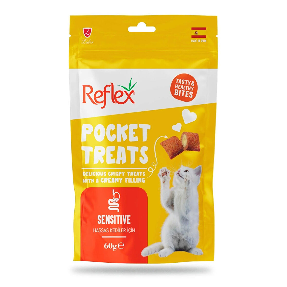 Pocket Treats Sensitive Hassas Kediler İçin Kedi Ödül Maması 60 gr