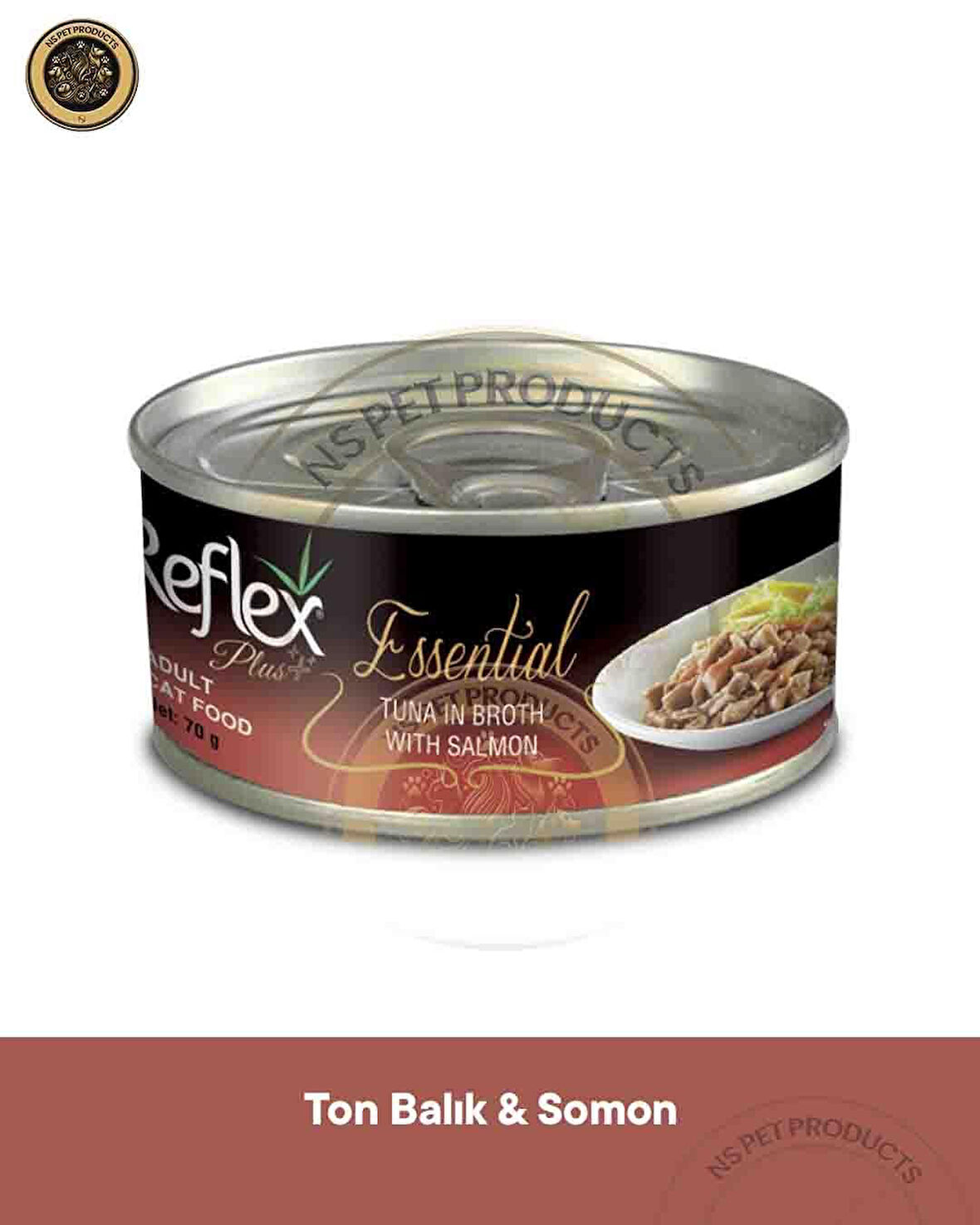 Reflex Plus Essential Kedi Ton Balıklı&Somonlu 70gr