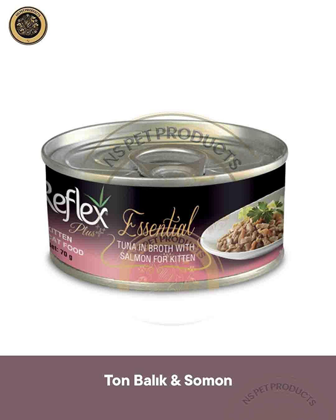 Reflex Plus Essential Yavru Kedi Ton Balık&Somon 70gr