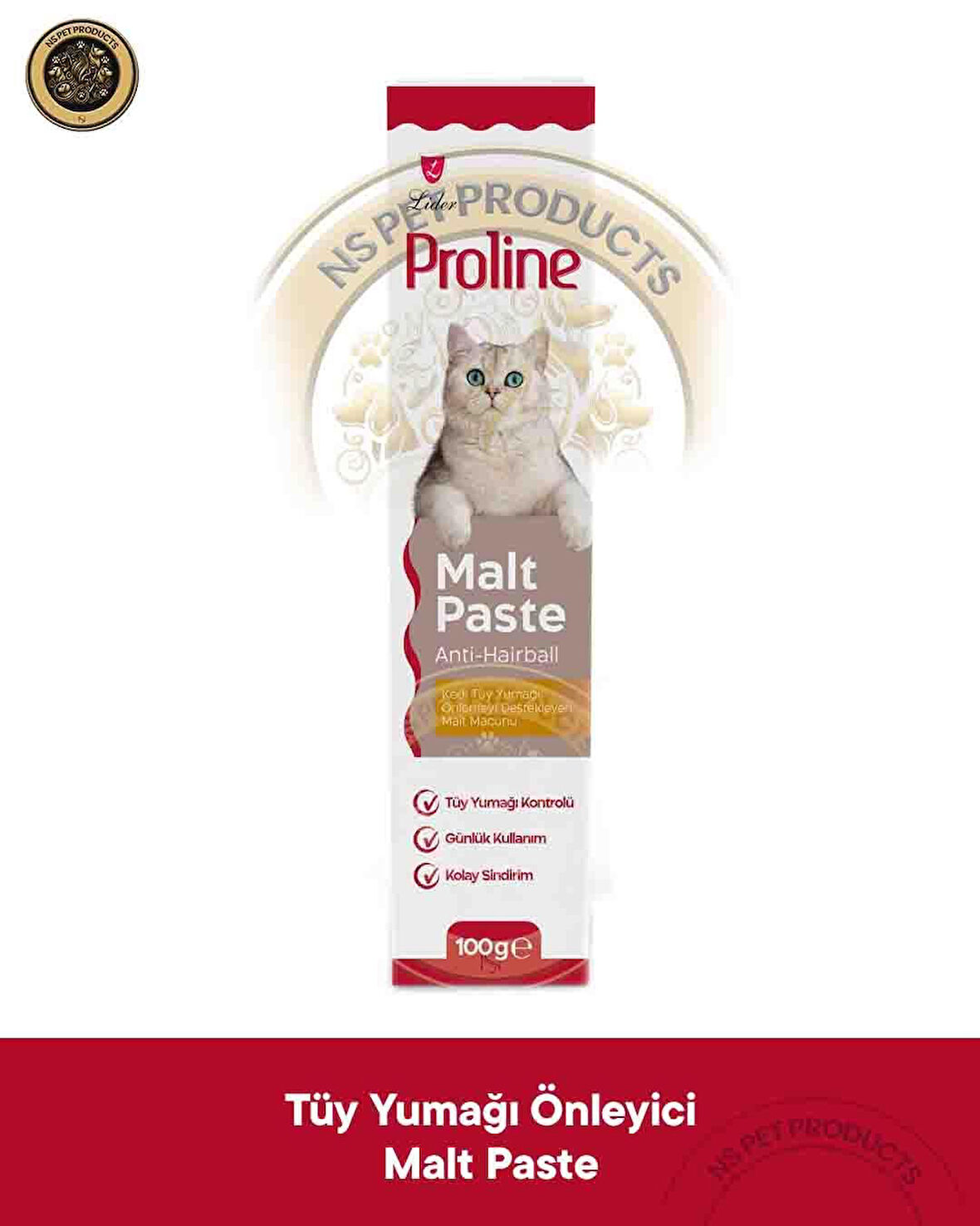 Proline Tüy Yumağı Önleyici Malt Macunu 100gr