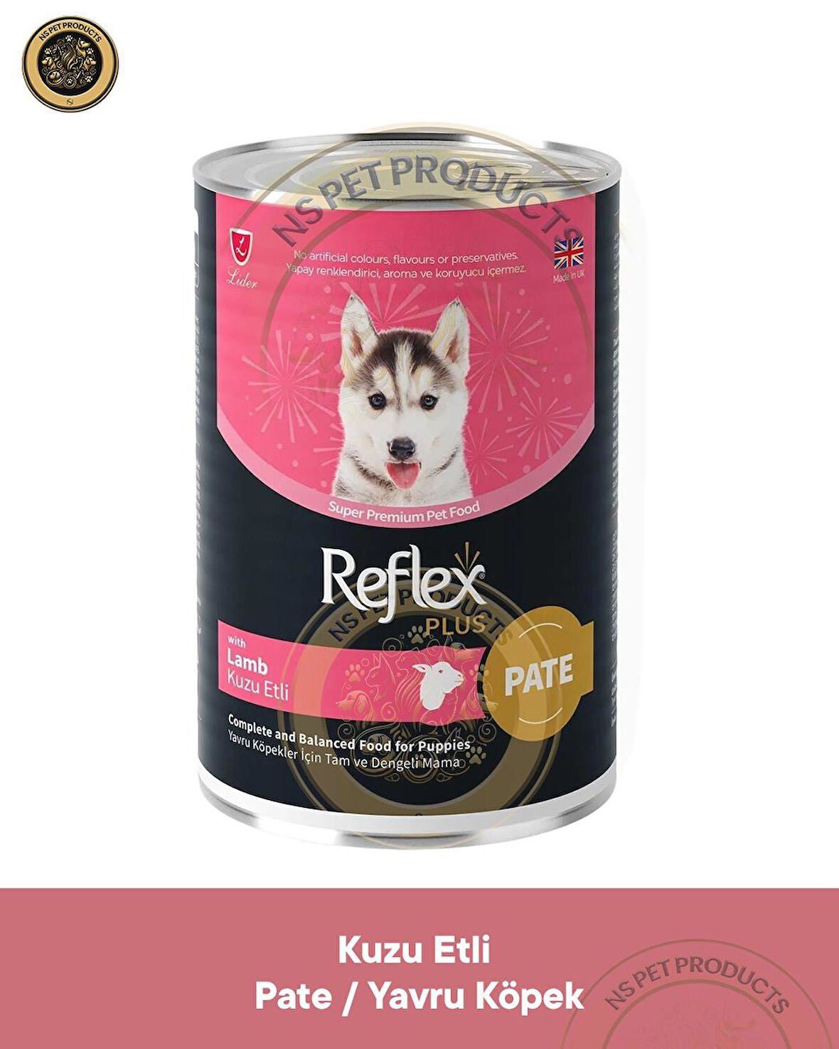  Reflex Plus Pate Kuzu Etli Yavru Köpek Maması 395gr