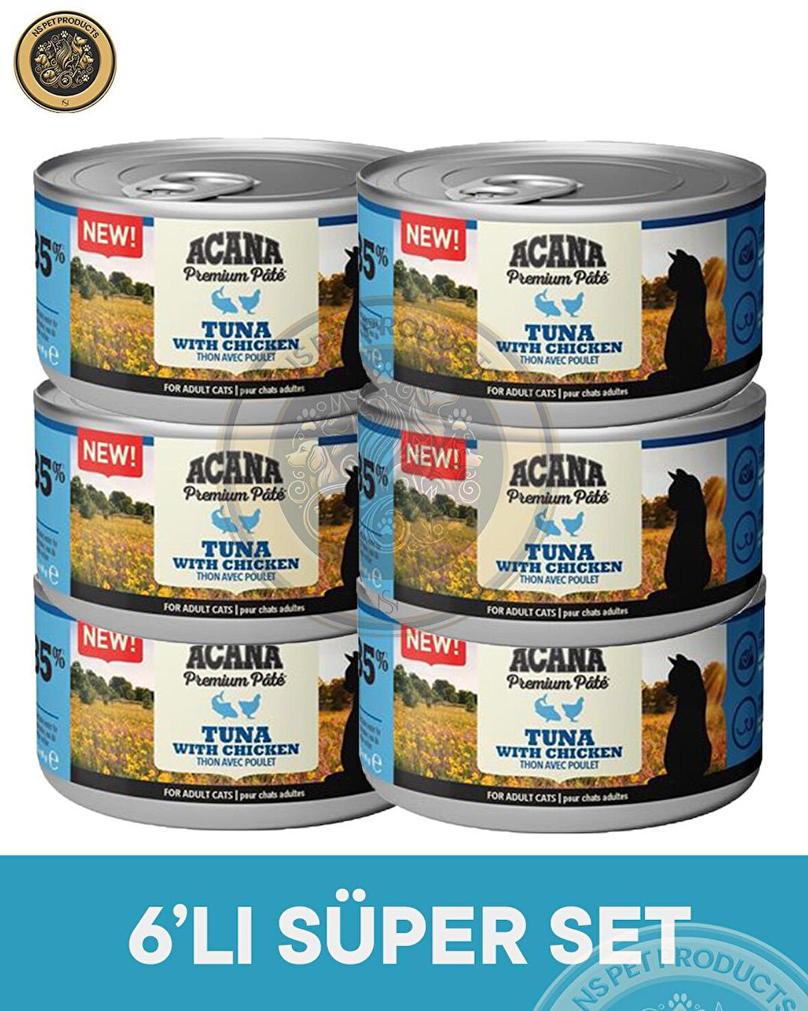 Acana Tuna and Chicken Cat Canned 6x85 gr