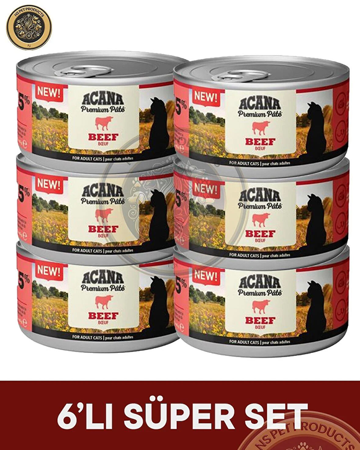 Acana Beef Cat Canned 6x85 gr