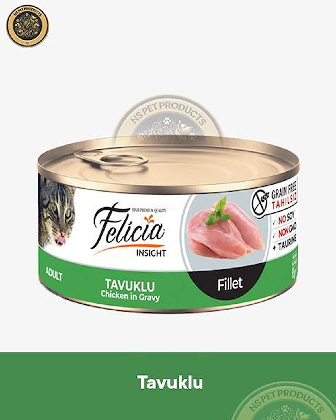 Felicia Tavuklu Fileto Yetişkin Kedi Konservesi 85gr