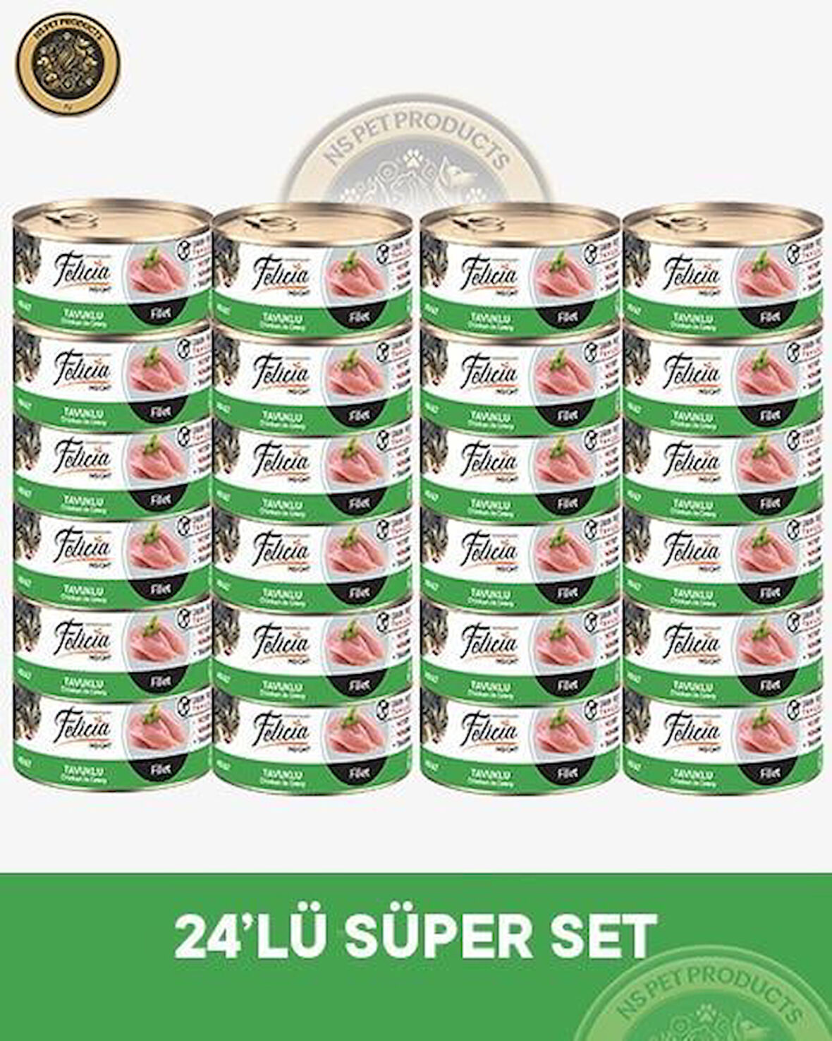 Felicia Tavuklu Fileto Yetişkin Kedi Konservesi 24x85gr
