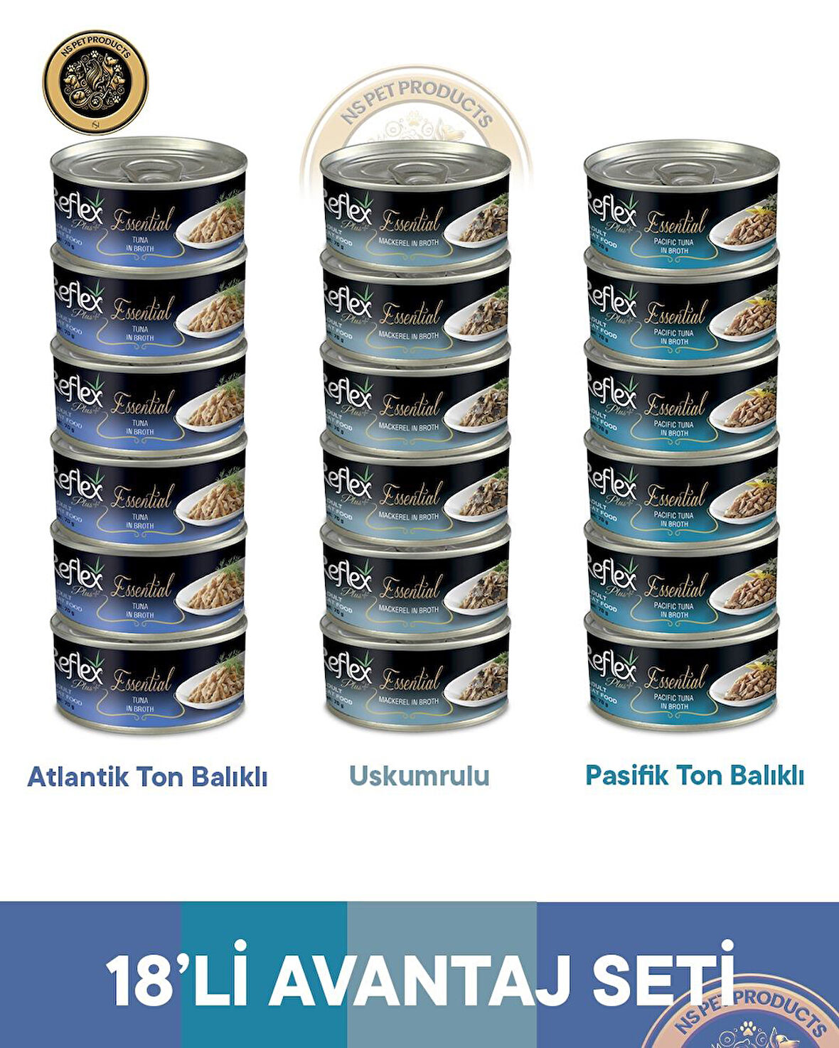 Reflex Plus Essential Karışık Avantajlı Set - 18x70 gr