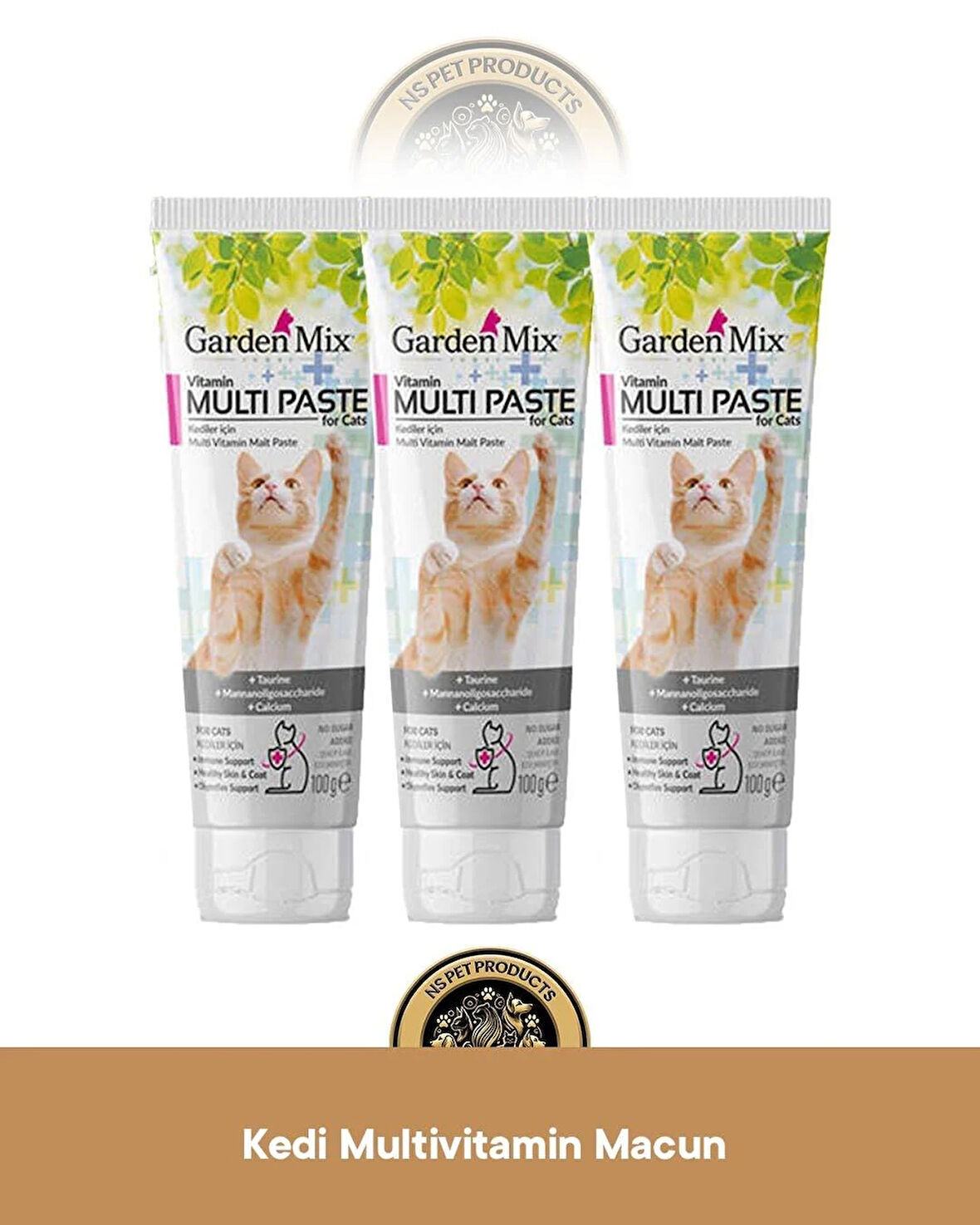 Garden Mix Kedi Multivitamin Macun 3x100 Gram