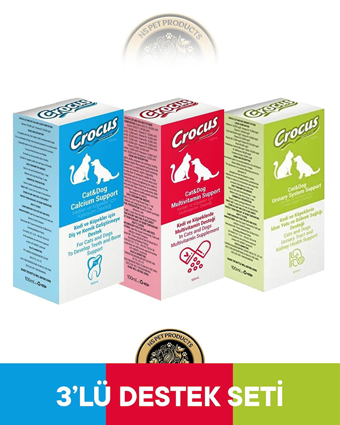 Crocus Üçlü Destek Seti
