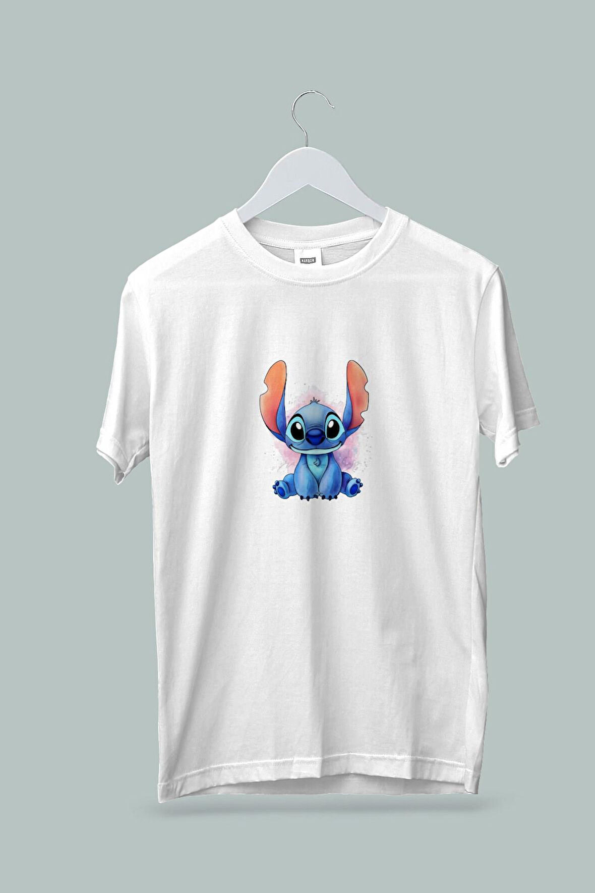 Maki Home Kız Çocuk Lilo Sticth II Baskılı Beyaz Tshirt 5 6 7 8 9 10 11 12 13 14 yaş