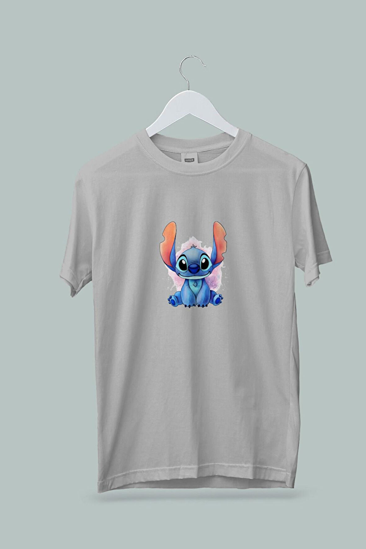 Maki Home Kız Çocuk Lilo Sticth II Baskılı Gri Tshirt 5 6 7 8 9 10 11 12 13 14 yaş