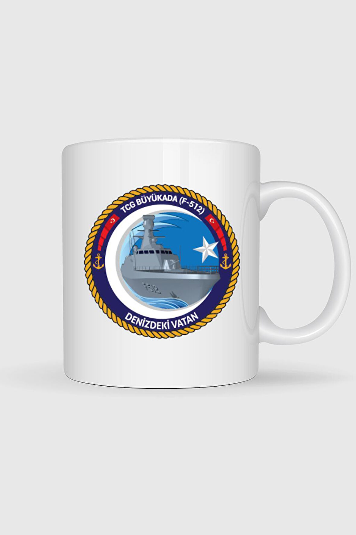  Tcg Büyükada F512 Tasarımlı Kupa Bardak