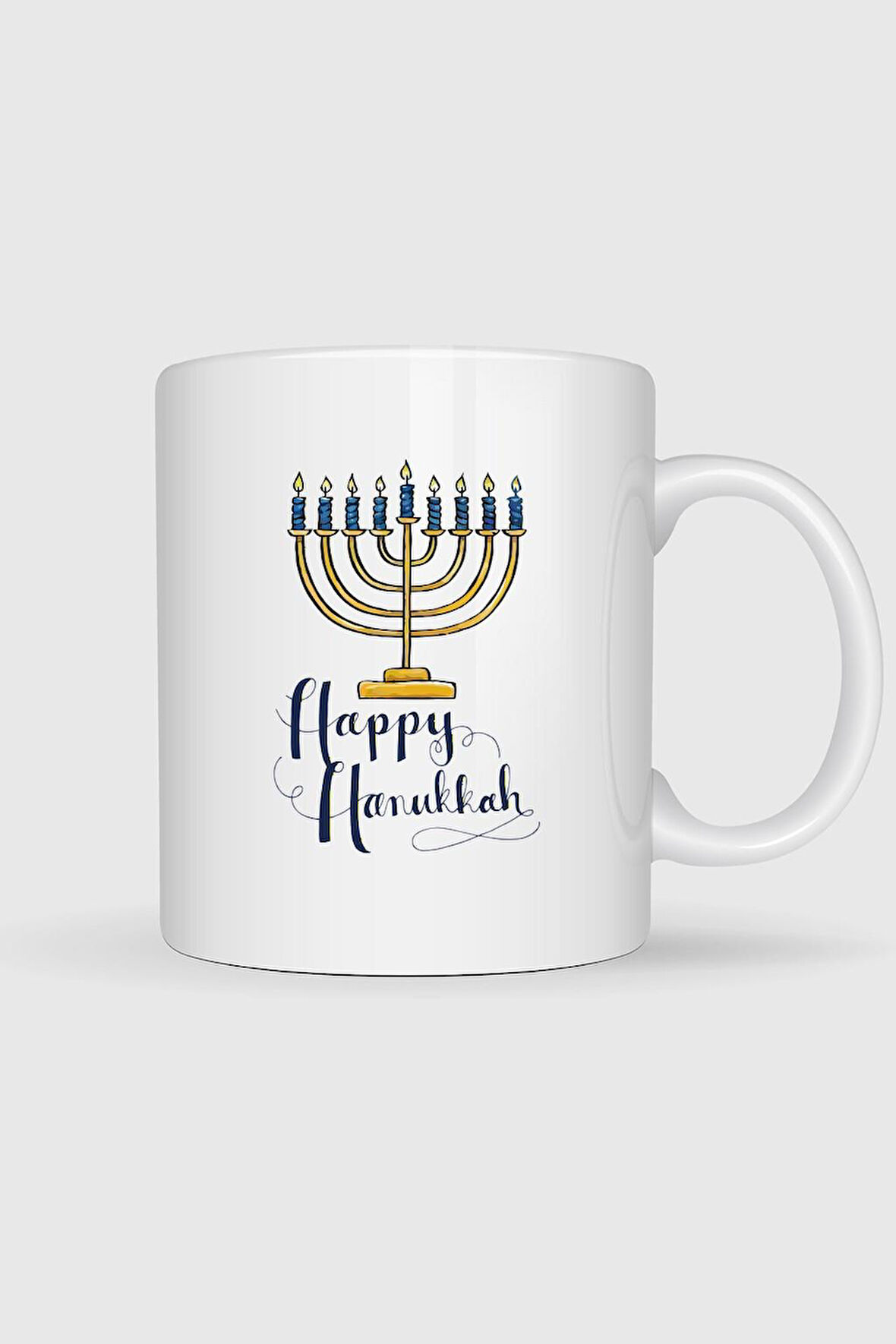  Happy Hanukka Tasarımlı Kupa Bardak