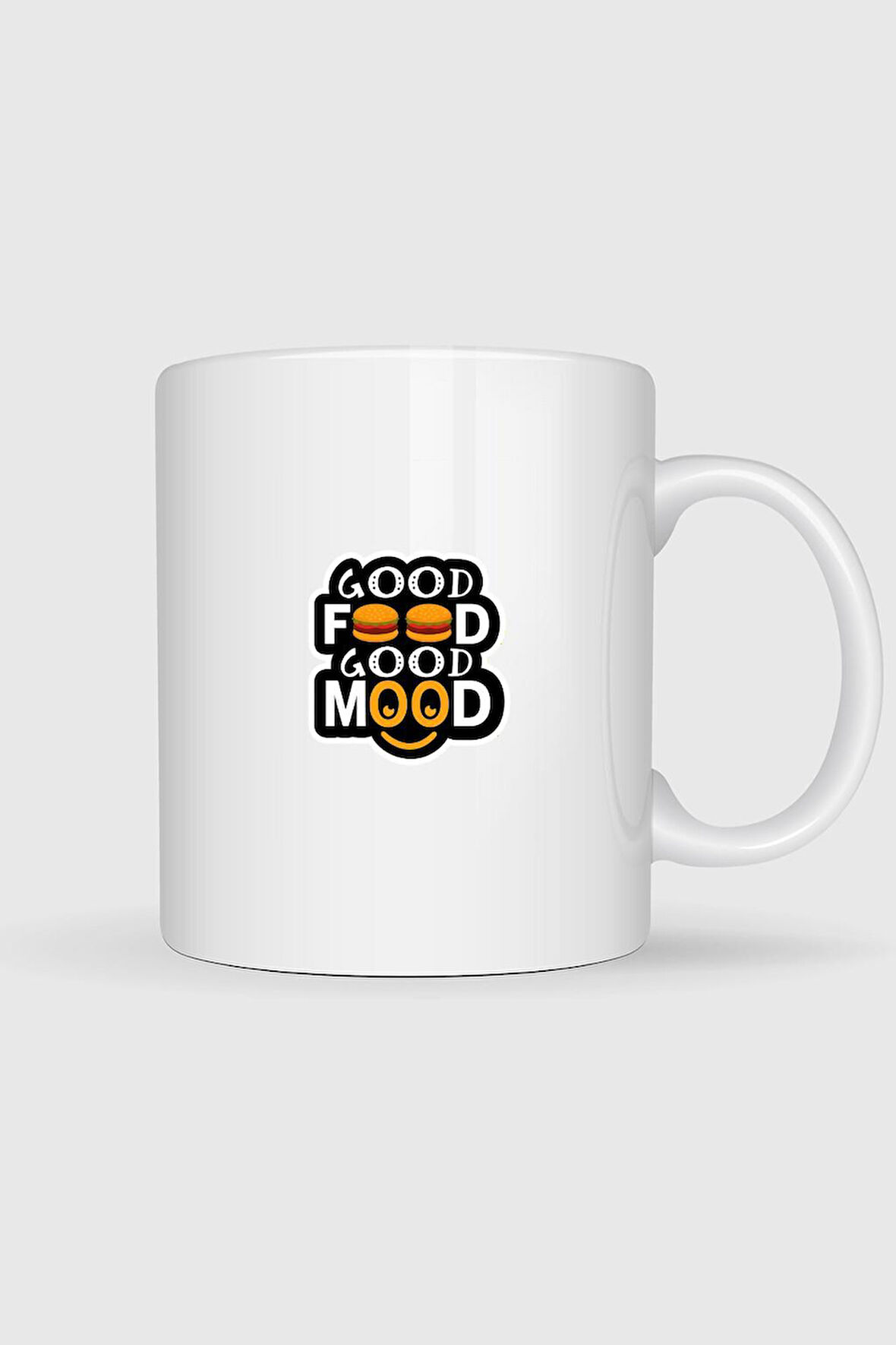  Good Food Good Mood Tasarımlı Kupa Bardak