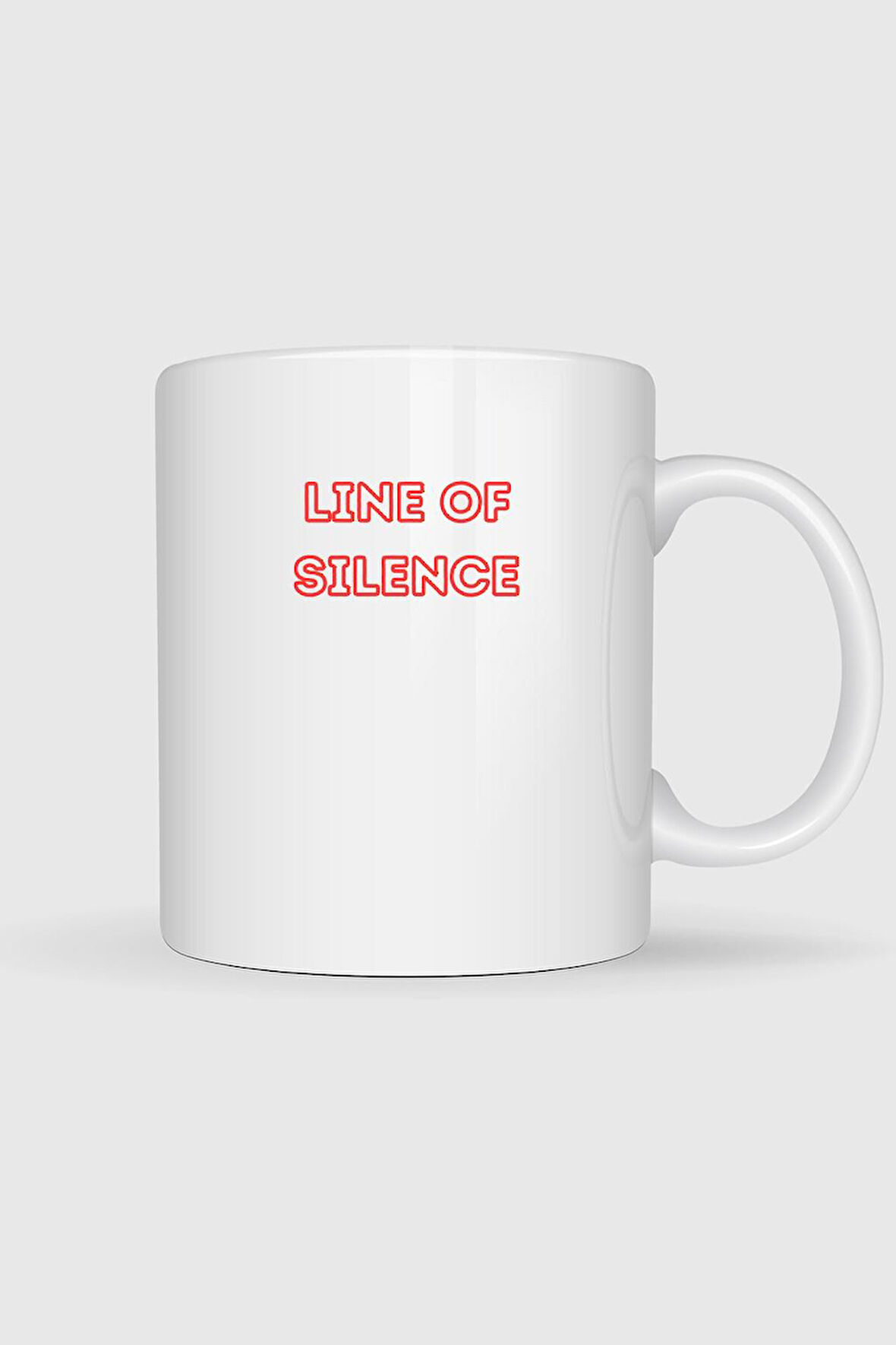  Line Of Silence Yabancı Dizi Baskılı Kupa Bardak