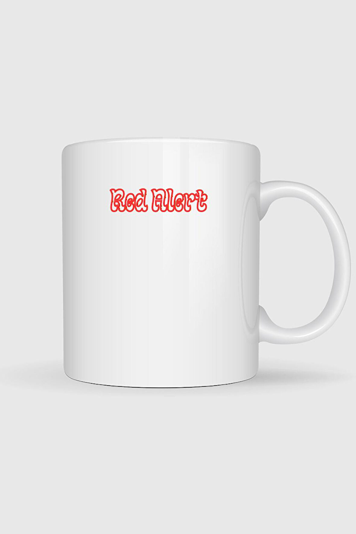  Red Alert Yabancı Dizi Baskılı Kupa Bardak