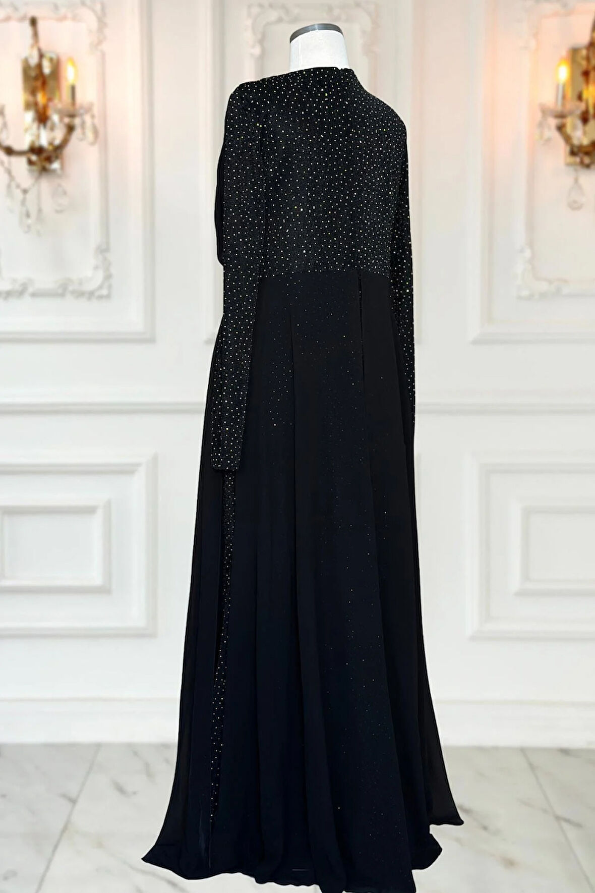 Amine Hüma Nil Abiye Elbise Siyah