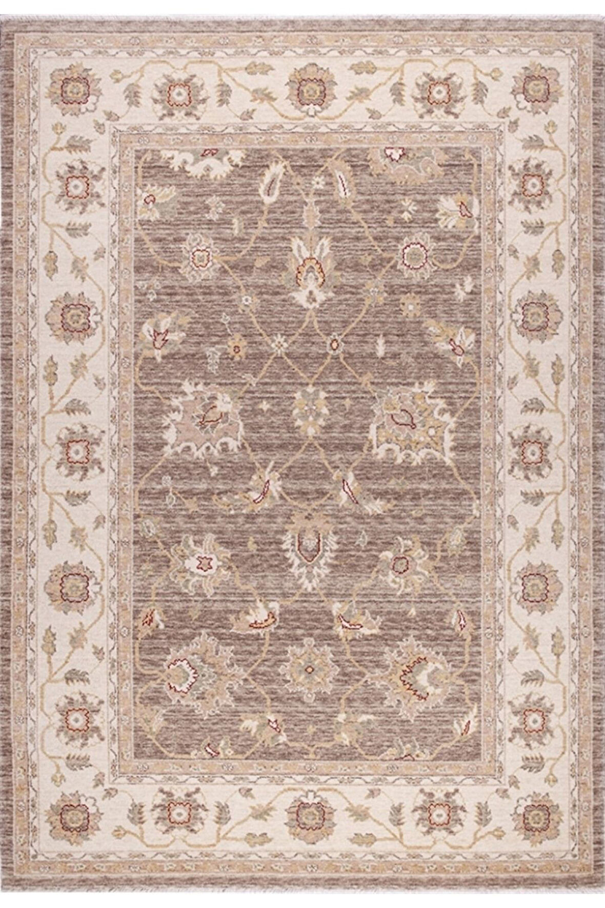 Crea Oda Halısı Klasik 133x190 Demirci Yün 8005 Krem