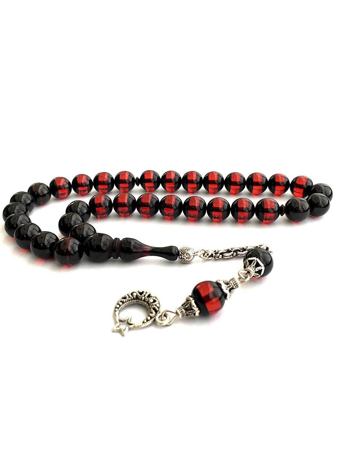 Sürmeli Model Kırmızı Renk Toz Kehribar