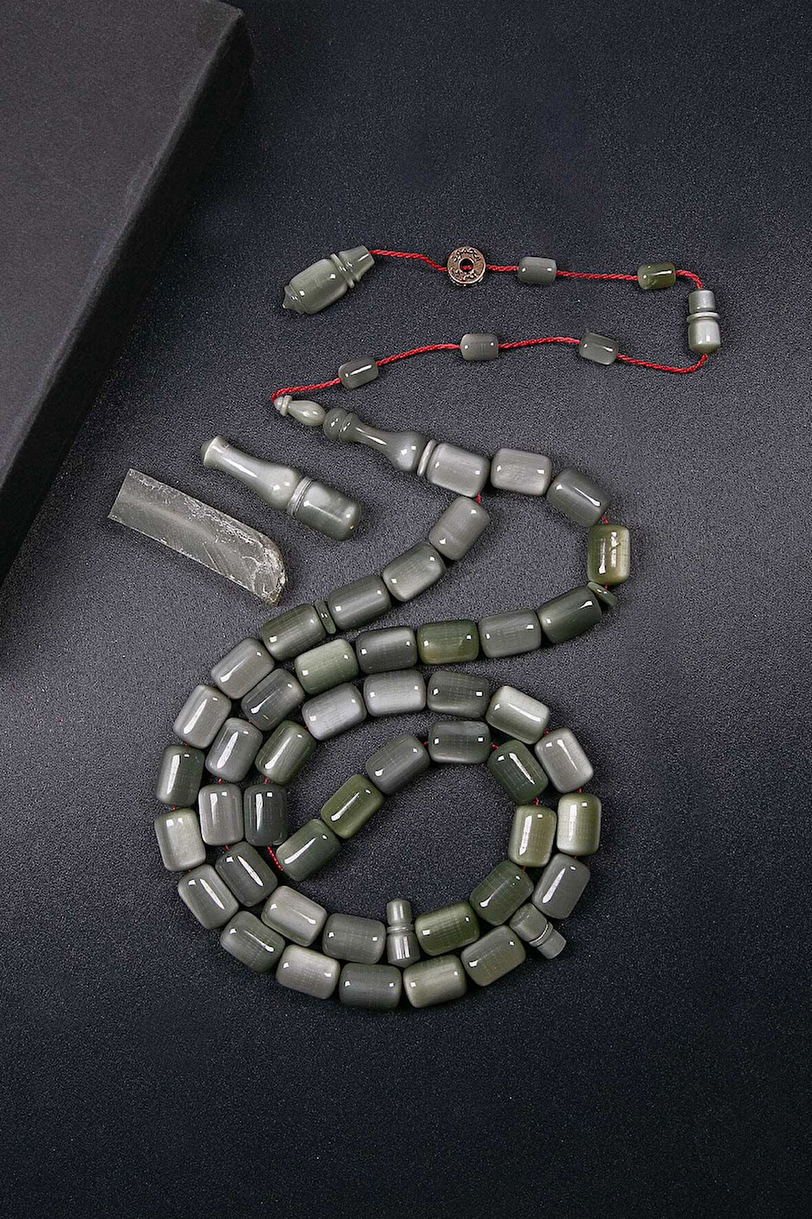 Sedefli Usta İşçilik 45 Taneli Eski Fransız Galalit Tesbih