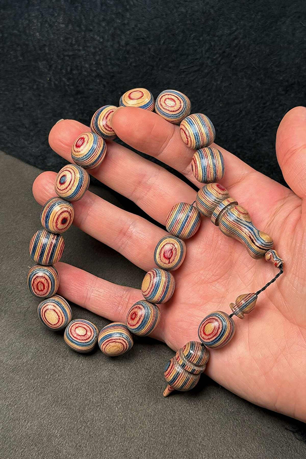 Maskot 17'lik Kafur Ağacı Tesbih