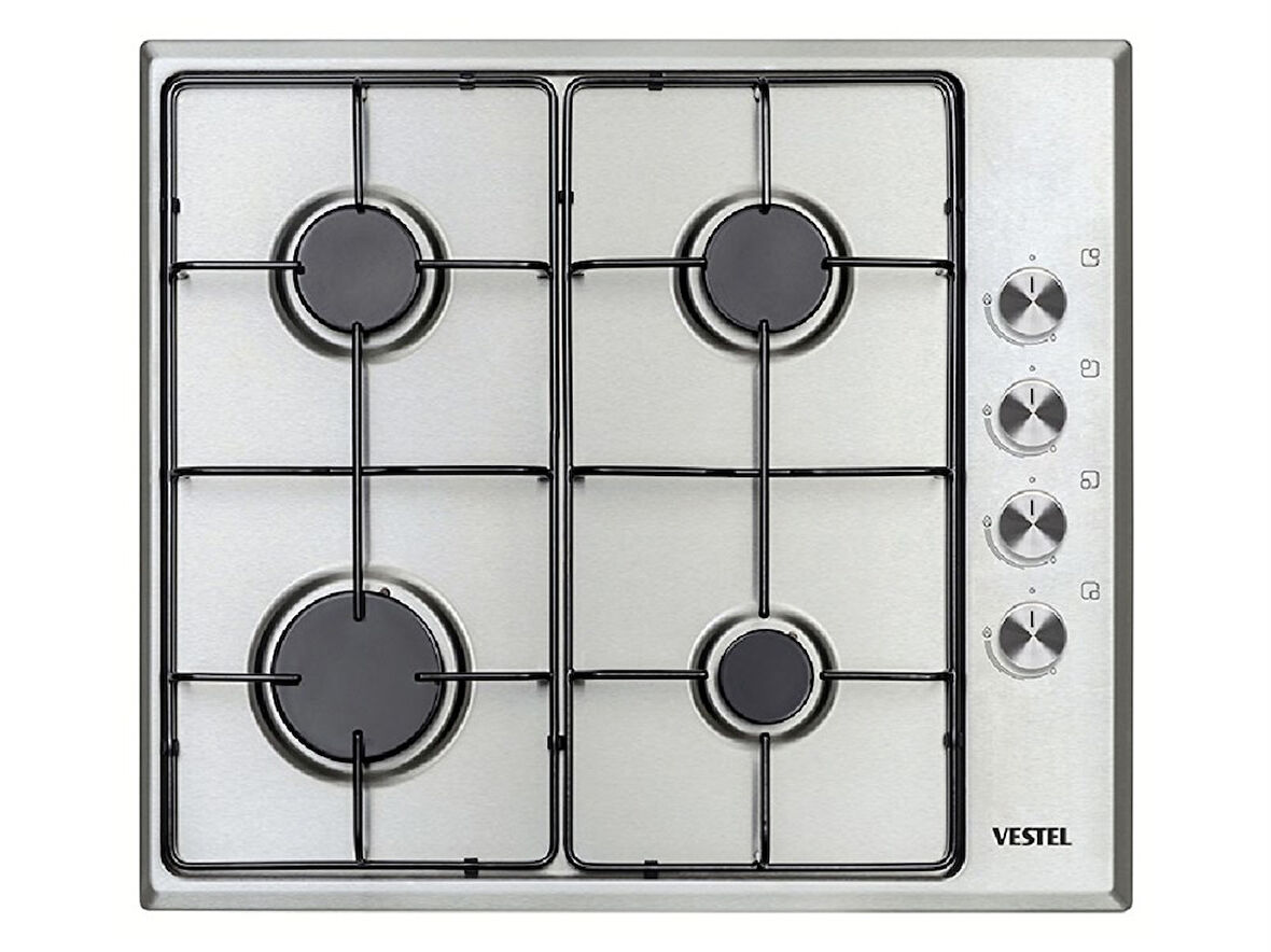 Vestel Ao-6004 Yx-Dg Inox Ankastre Ocak