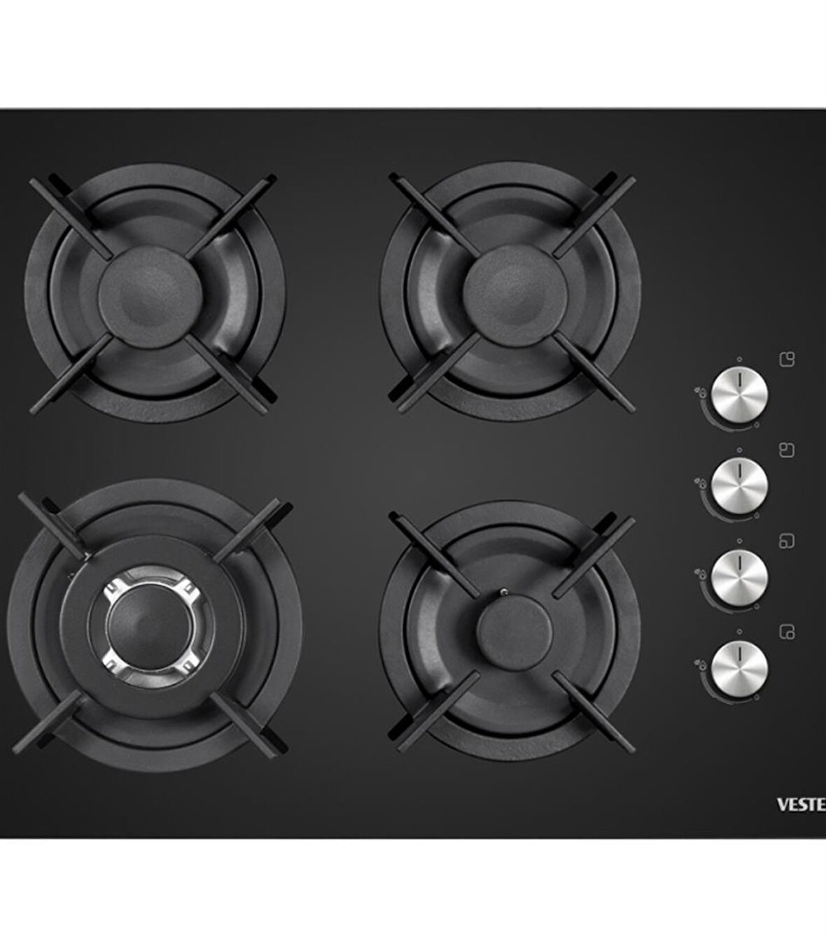Vestel AO-65104 SDG-DW Siyah Ankastre Ocak