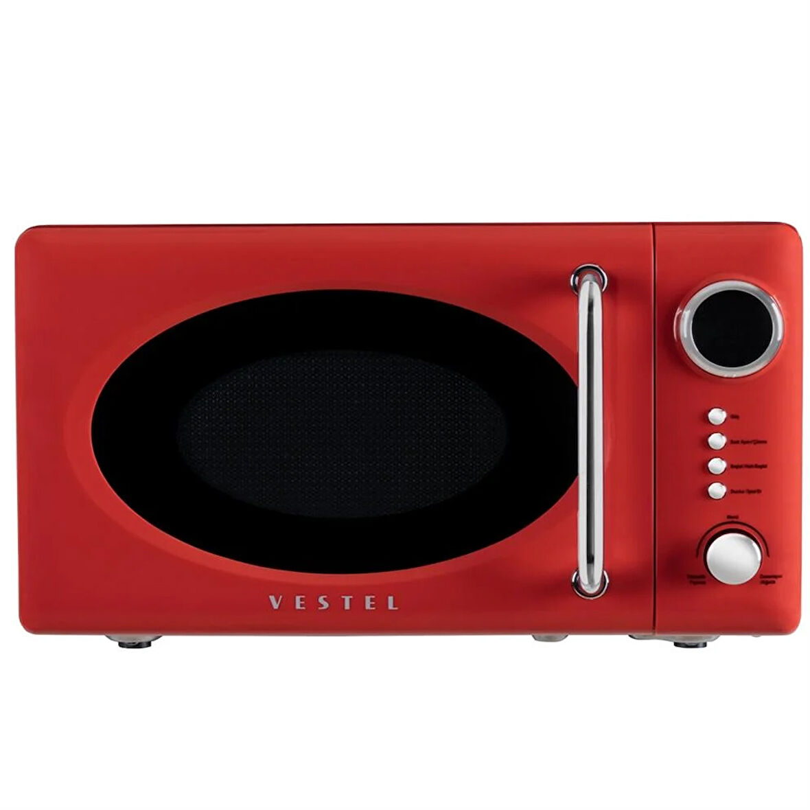 Vestel MD 20 YD Retro Kırmızı Mikrodalga Firin