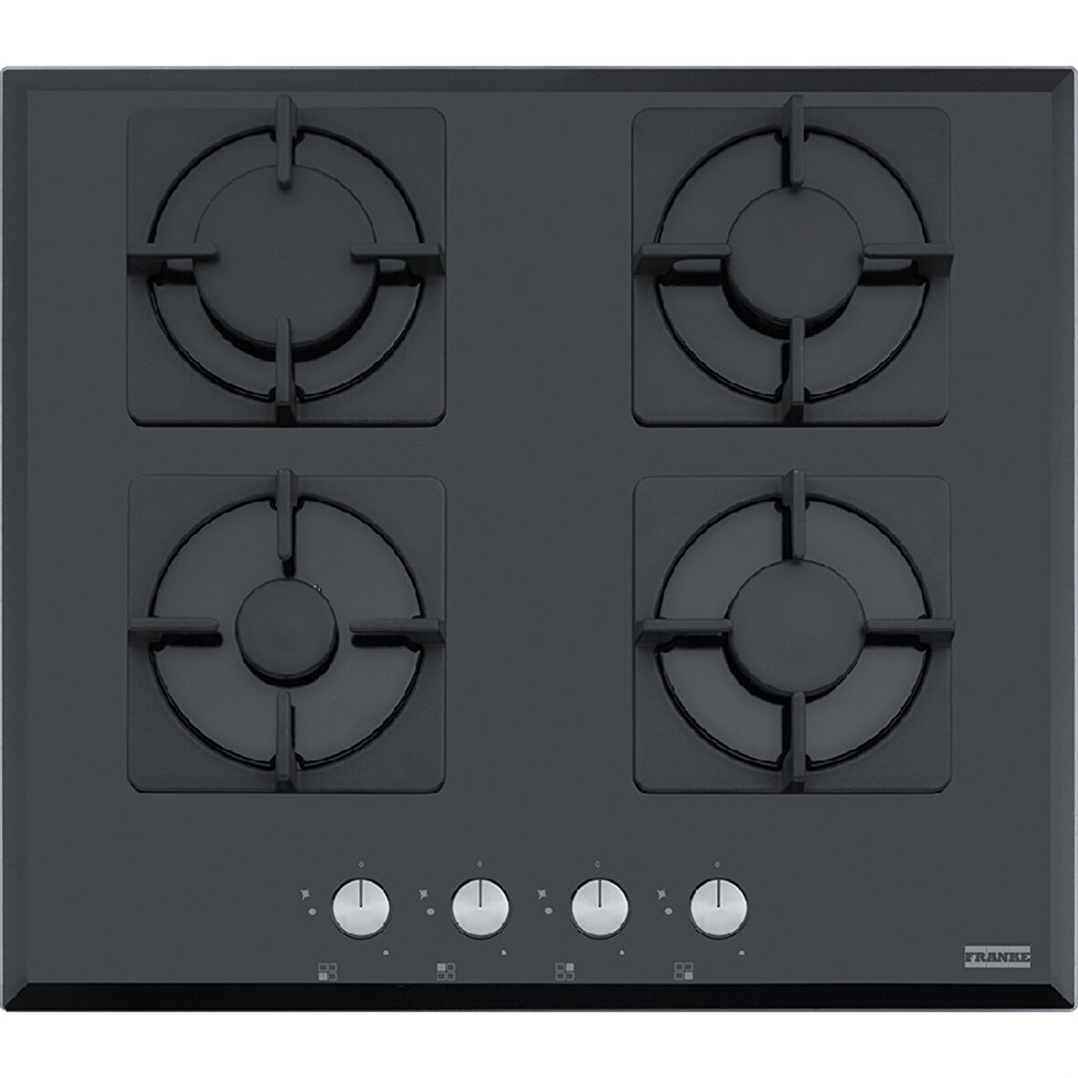 Franke 1060489940 Ocak Glass Lınear Square Fhns 604 4G Bk C Siyah Cam Ocak