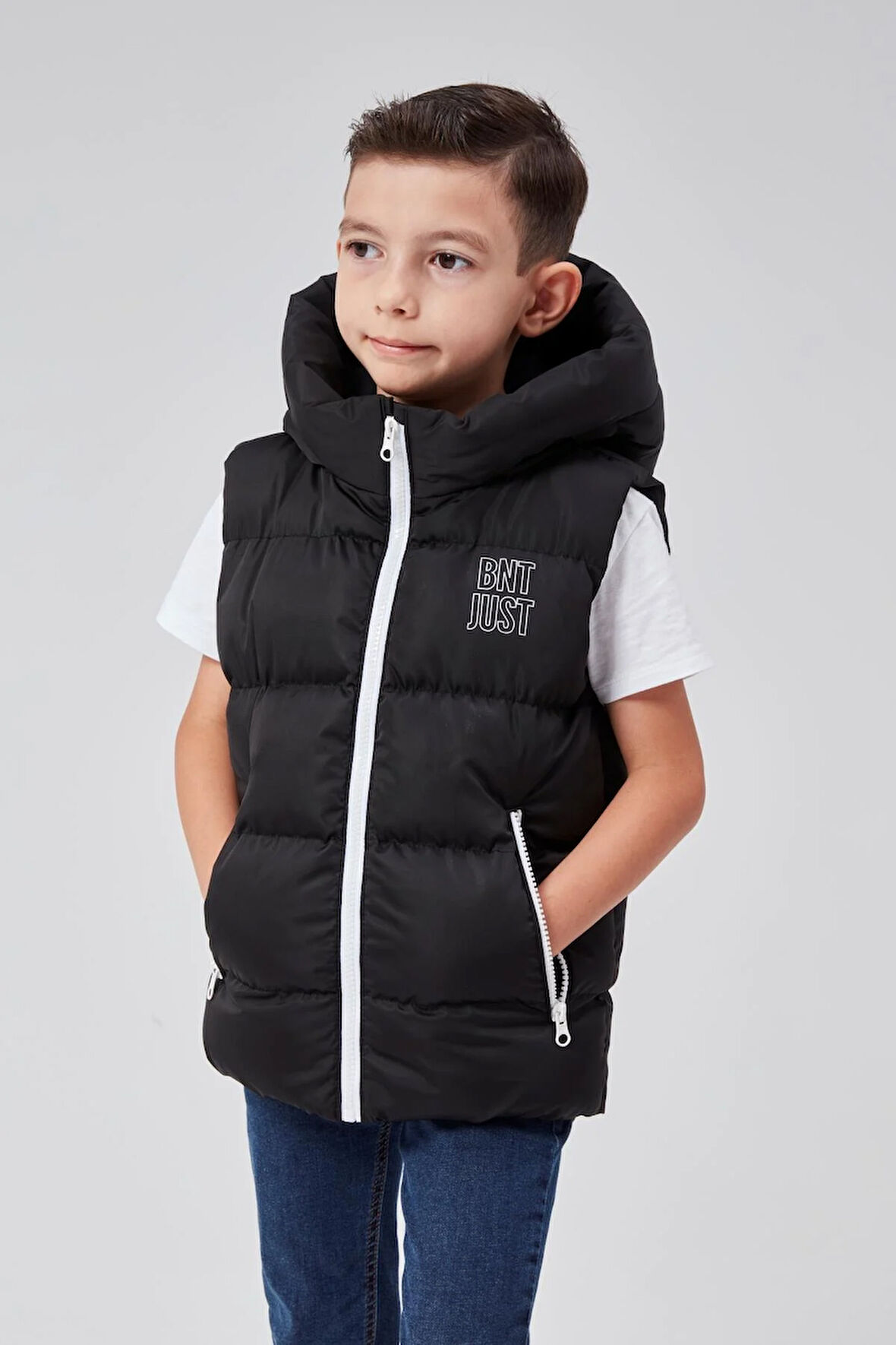 Kapüşonlu Erkek Çocuk Şişme Yelek 51311
