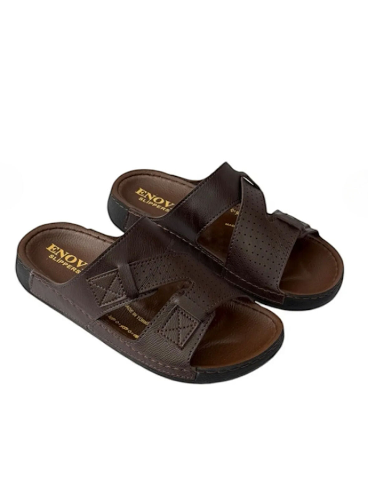 Enova Rahat Tabanlı Erkek Terlik Yazlık Günlük Plaj Havuz Bahçe Hafif Terlik