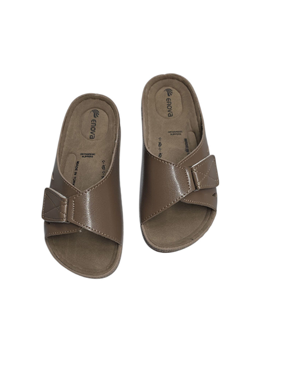 Enova Ortopedik Yumuşak Taban Cırtlı Günlük Kadın Terlik