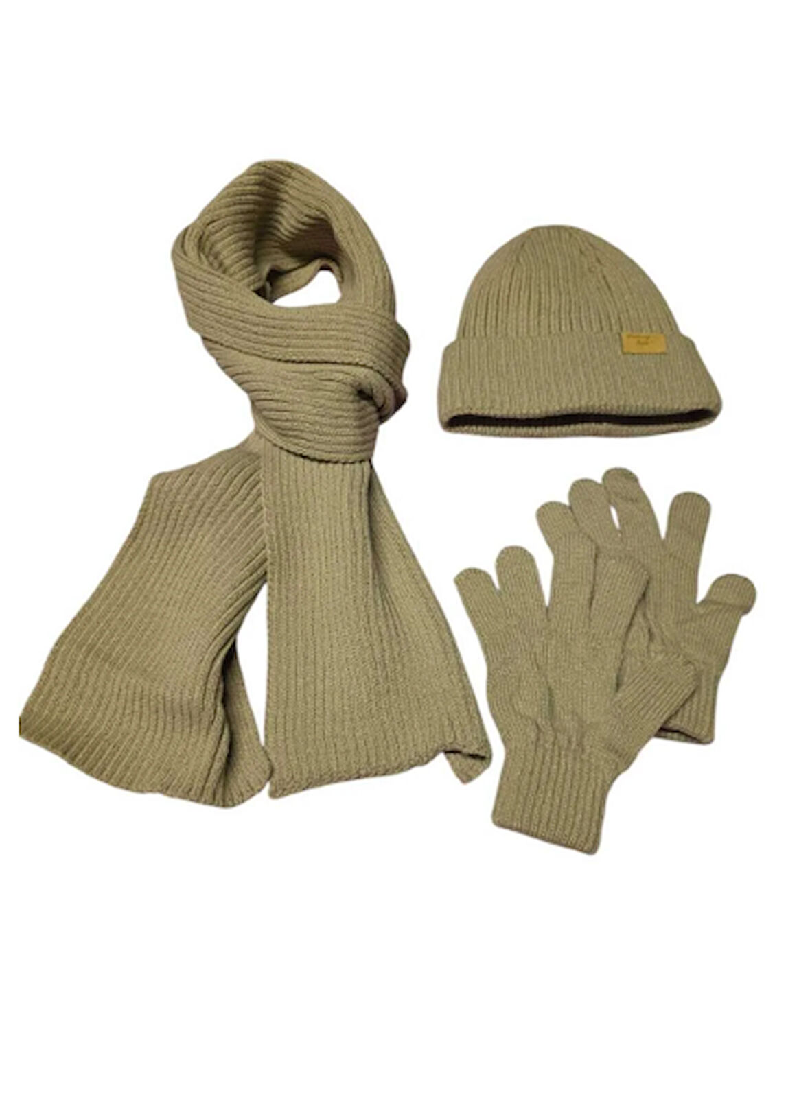 Kitti 9-15 Yaş Erkek Çocuk Atkı Bere Eldiven 3'lü Takım