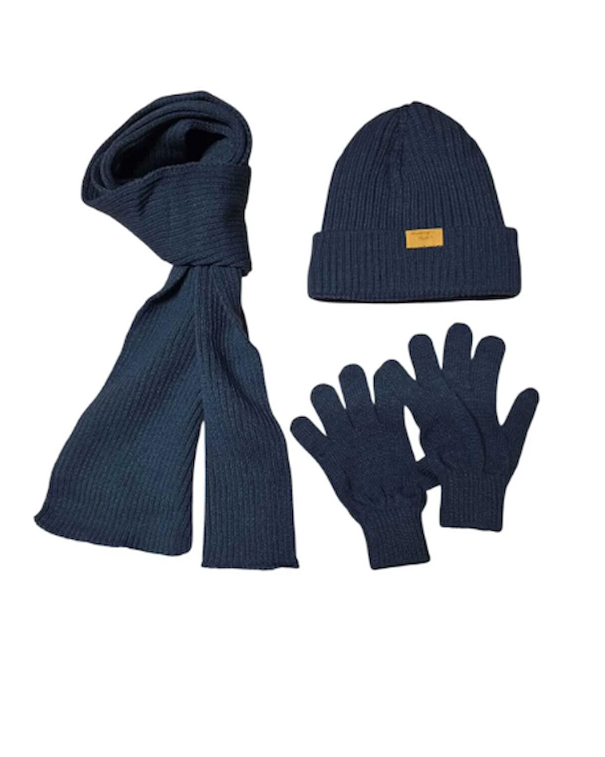 Kitti 9-15 Yaş Erkek Çocuk Atkı Bere Eldiven 3'lü Takım