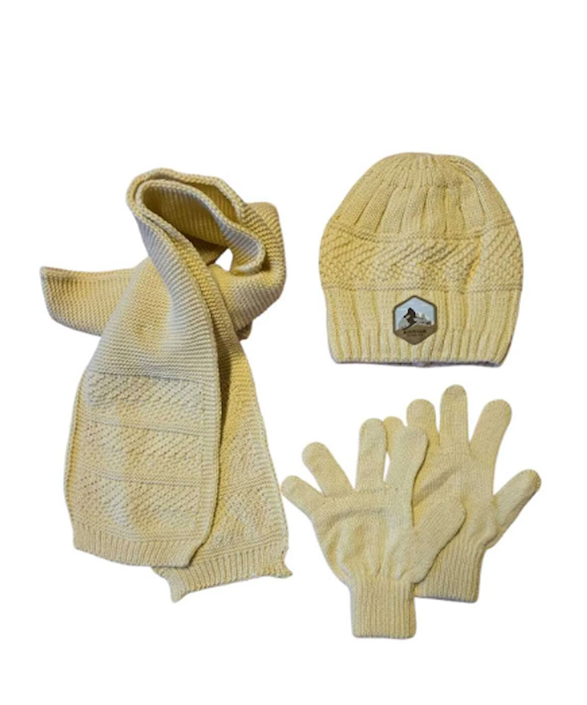 Kitti 9-15 Yaş Erkek Çocuk Atkı Bere Eldiven 3'lü Takım