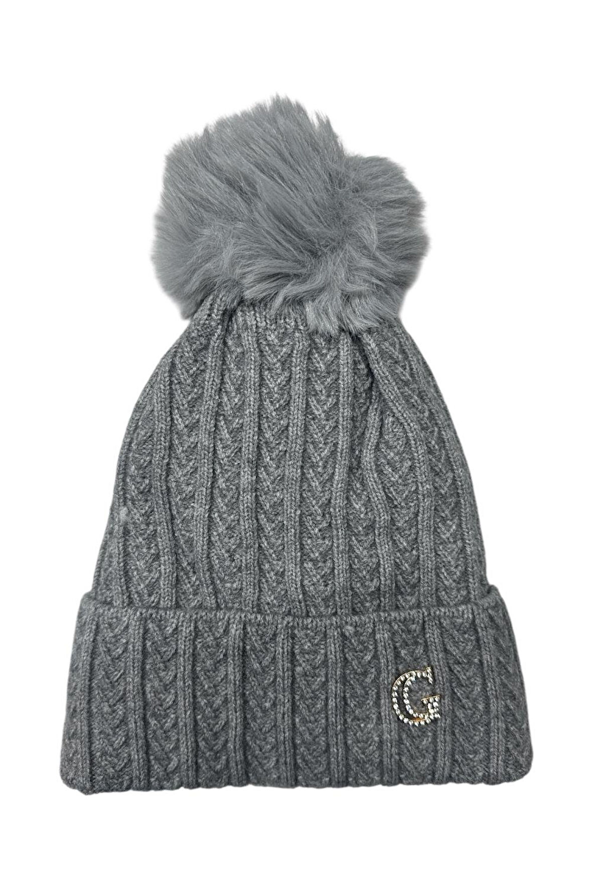 Suyutti Kadın Ponponlu Örme Bere 