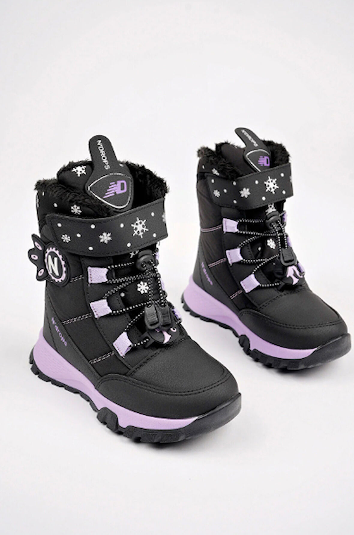 Dayanıklı, Su Geçimez, Ortopedik, CırtlıKız Çocuk Kar Botu Ayakkabı BNT170 