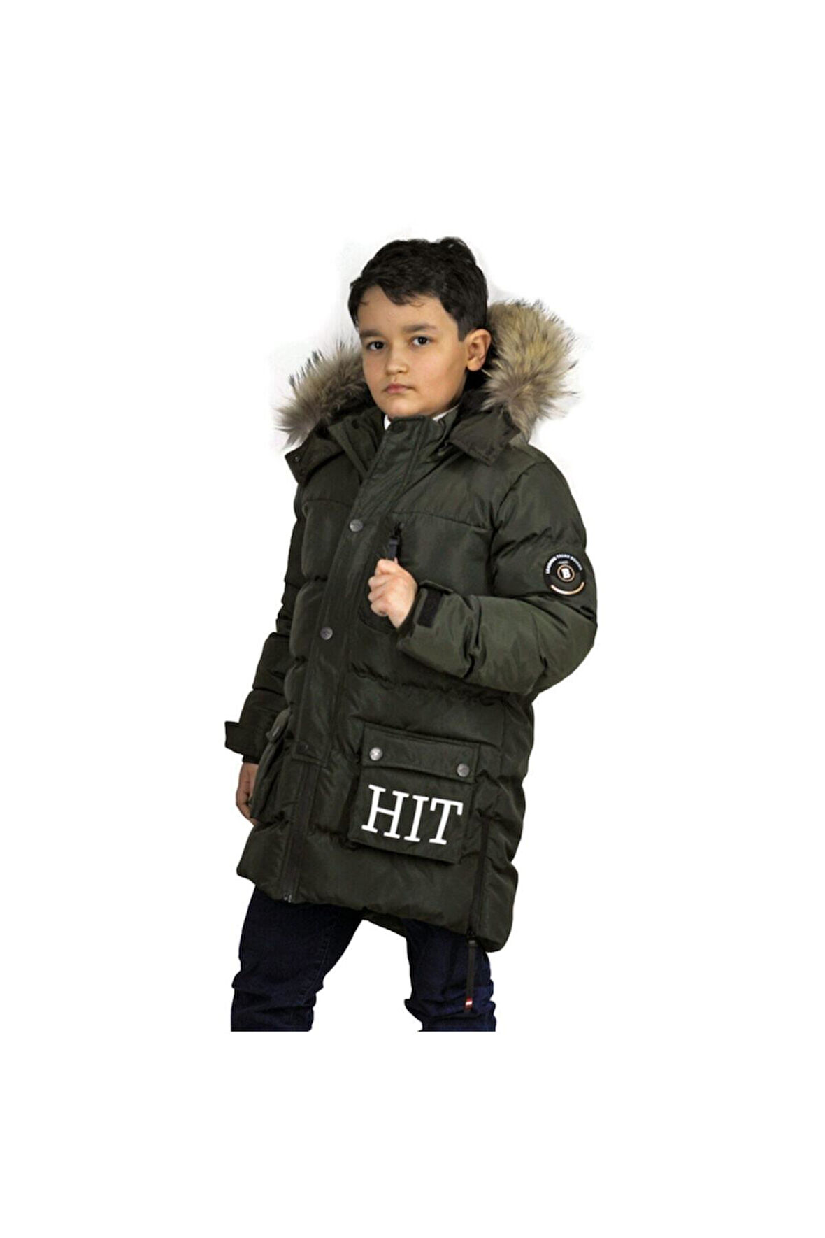 Erkek Çocuk Haki Mont 51233h