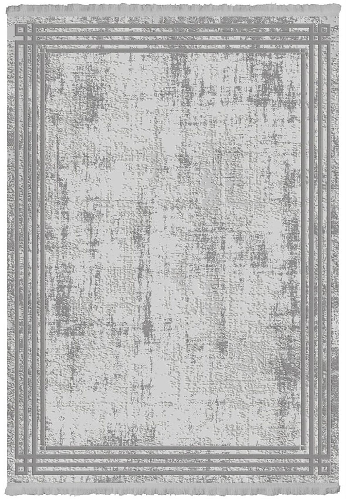 İpek Halı Kesme Modern Sardes 6616A Gri