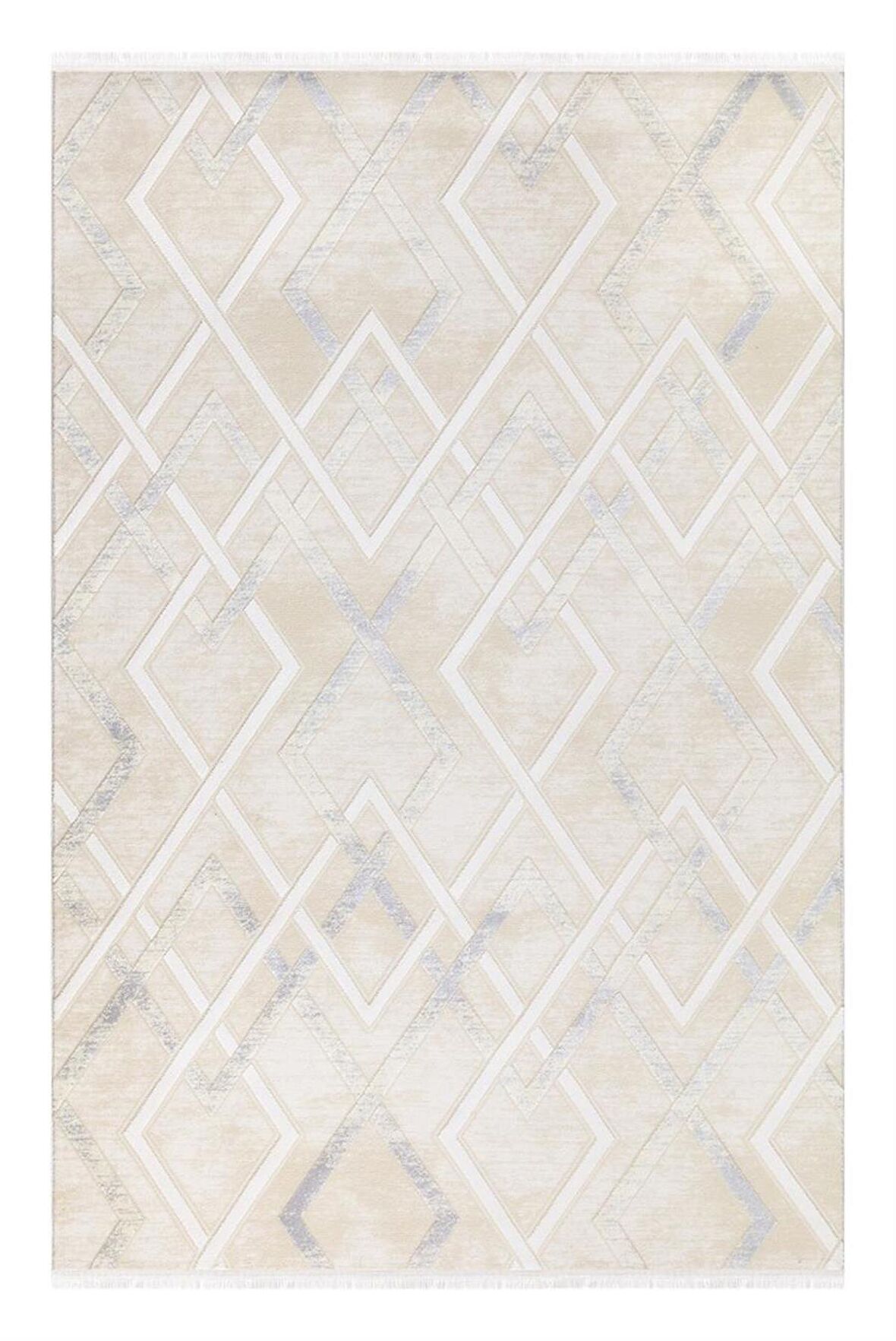 İpek Halı Kesme Modern Gaspara 14952 Mavi