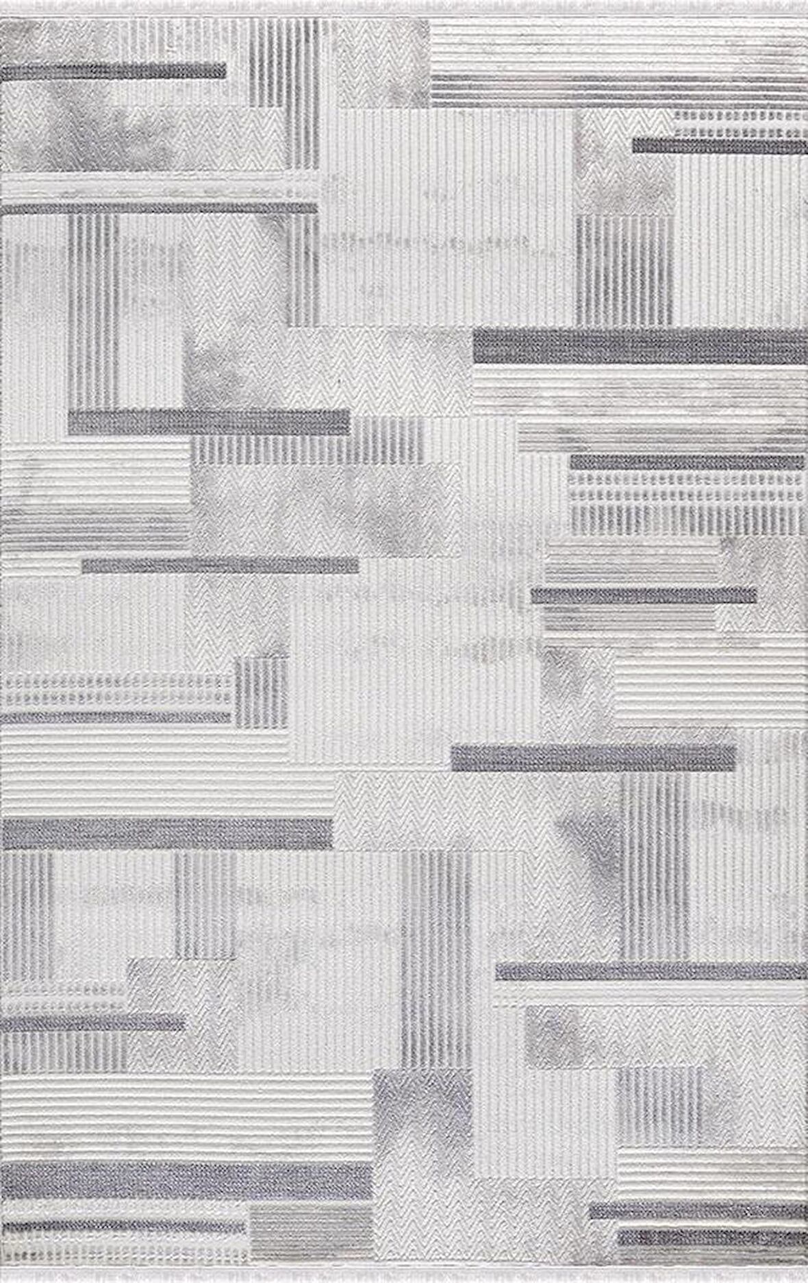 Merinos Halı Oda Halısı 150x233 Diyez 39140 095 Gri